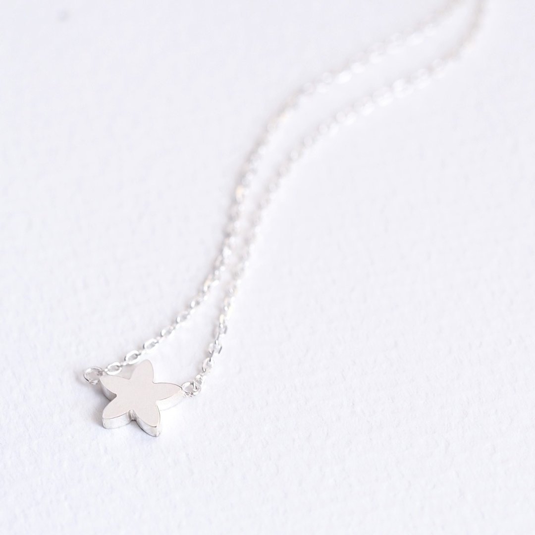 Floret necklace Silver 925 - 项链 - 其他金属 银色