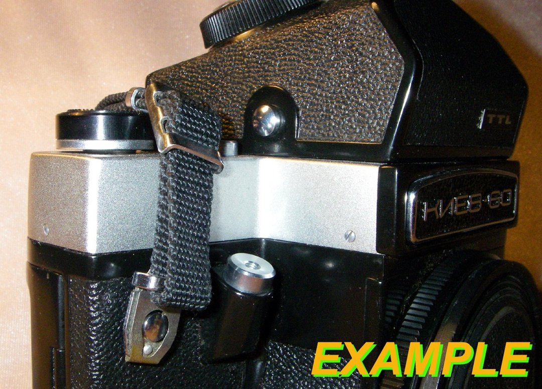 适用于 KIEV-60 中画幅相机的原装带锁颈带 阿森纳罕见 - 相机 - 其他材质 