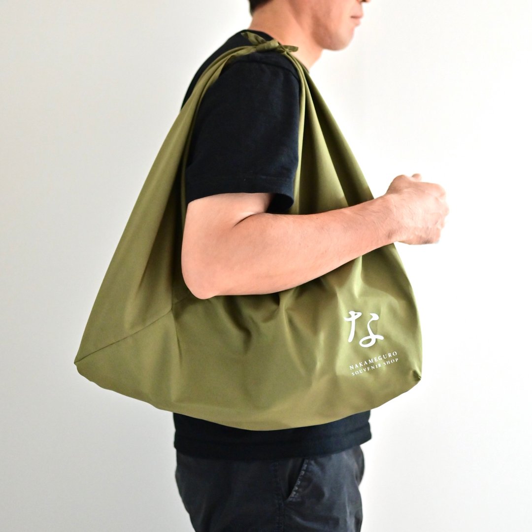 Furoshiki eco bag / Khaki - 手提包/手提袋 - 聚酯纤维 绿色