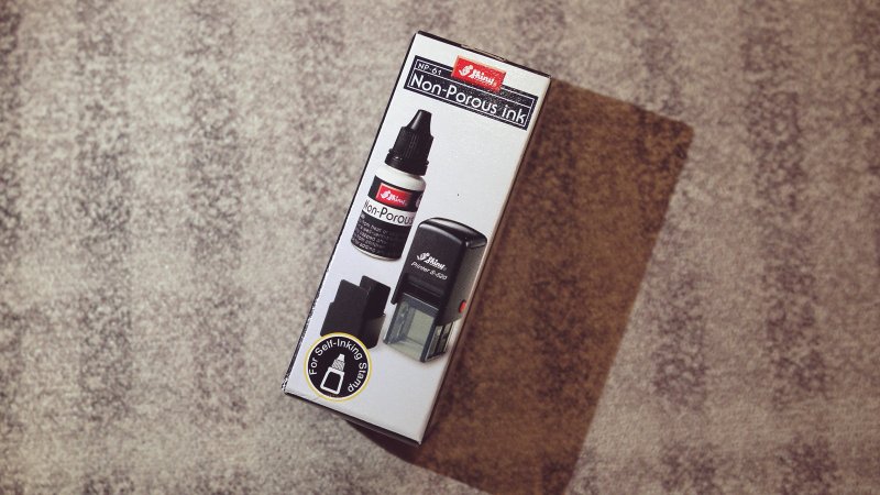 (幸)油性墨水、特殊光滑面印油 I 广告纸、铝箔、不锈钢、皮制品 - 印章/印台 - 其他材质 