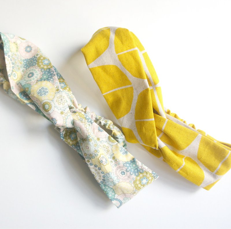 YInke“你最可爱”发带-可爱满满柠檬海 - 发饰 - 棉．麻 粉红色