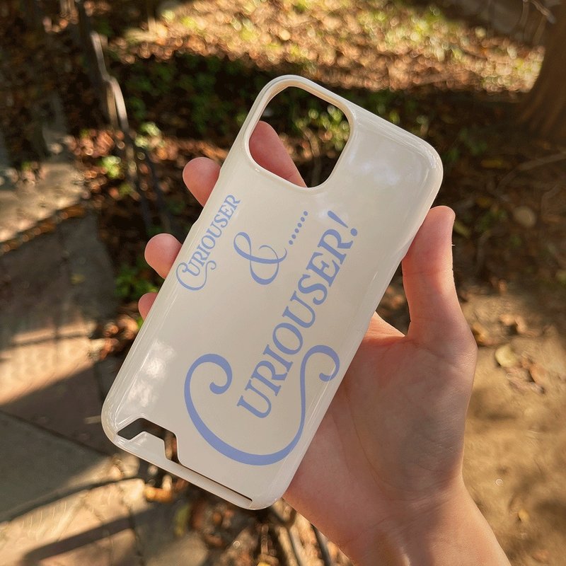 更好奇...！卡袋手机壳 - 手机壳/手机套 - 塑料 