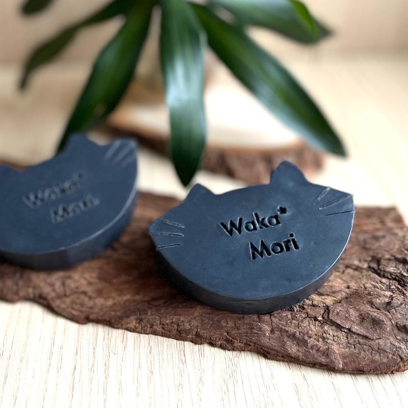 森林里有猫 \ 椰油马赛沐浴皂 - 肥皂/手工皂 - 浓缩/萃取物 黑色