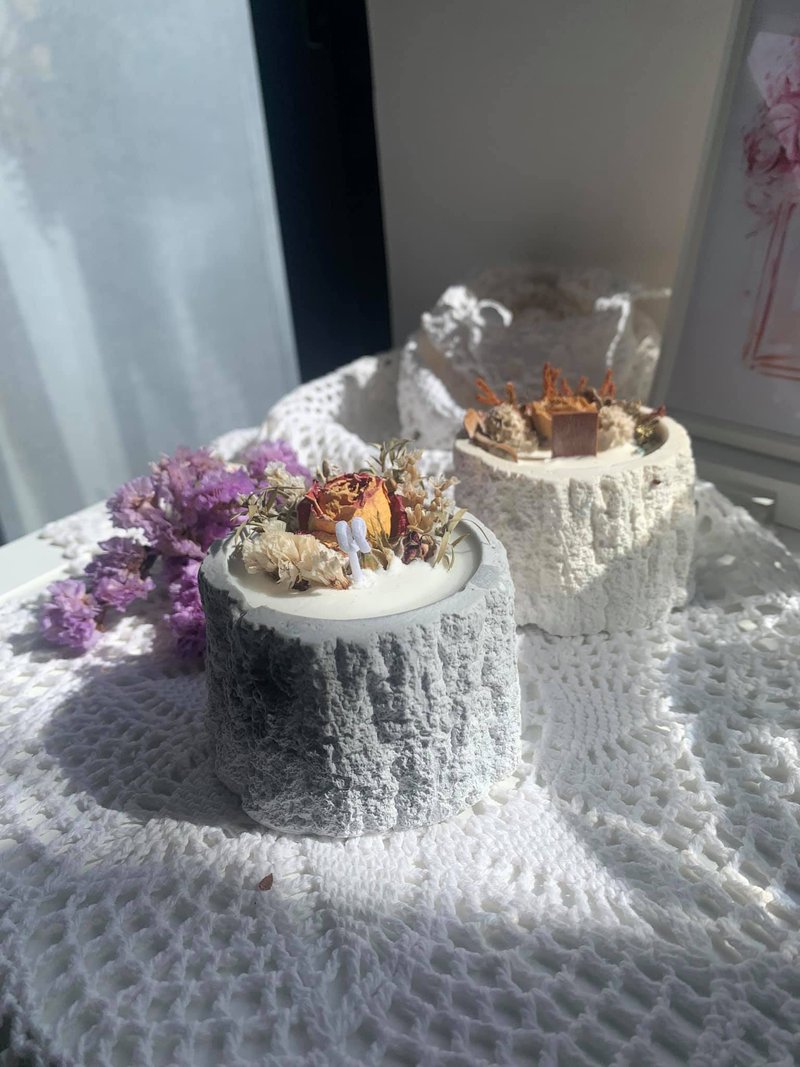 木头蜡烛 DIY KIT - 蜡烛/香氛/手工皂 - 蜡 白色