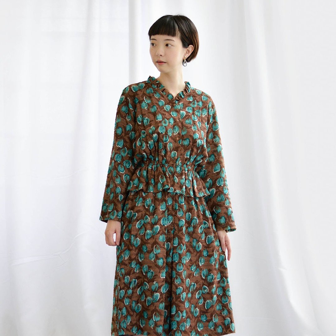 摩 |  日本古着长袖洋服 - 洋装/连衣裙 - 其他材质 