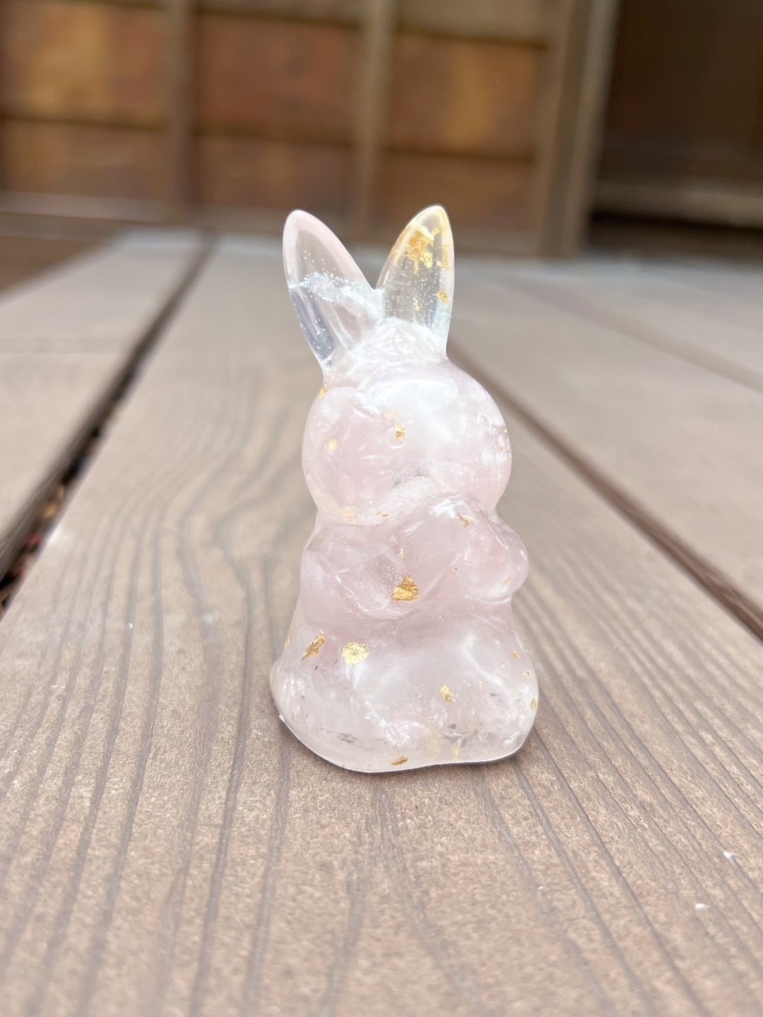水晶摆饰【乐兔 粉晶】桃花运 招人缘 - 摆饰 - 水晶 