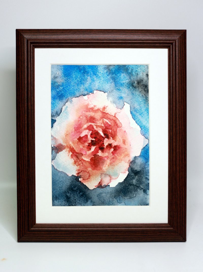 Manabu Sawada 手写原创水彩画 Water Rose - 海报/装饰画/版画 - 纸 