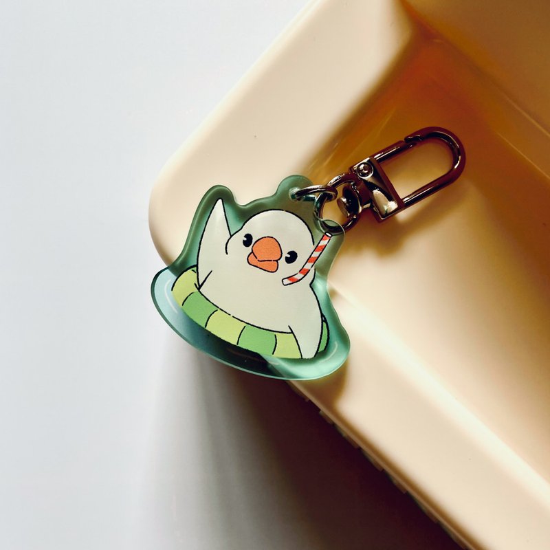 文鸟炖汤吊饰 - 吊饰 - 压克力 多色