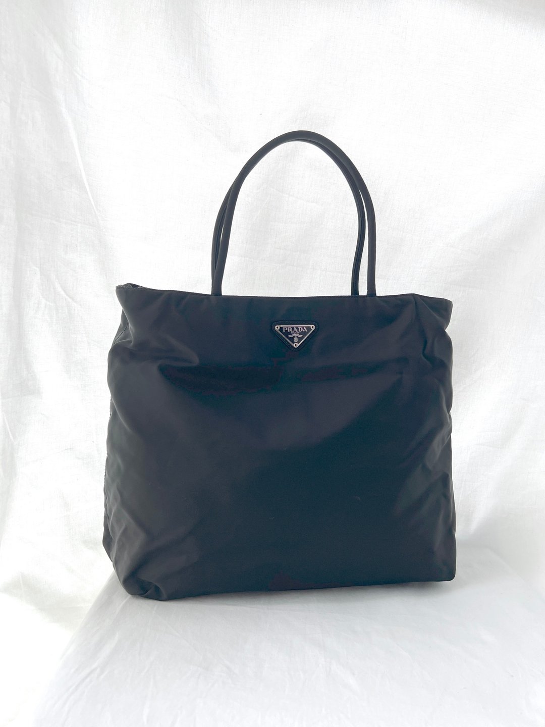 PRADA black tote bag 手提包 - 手提包/手提袋 - 尼龙 