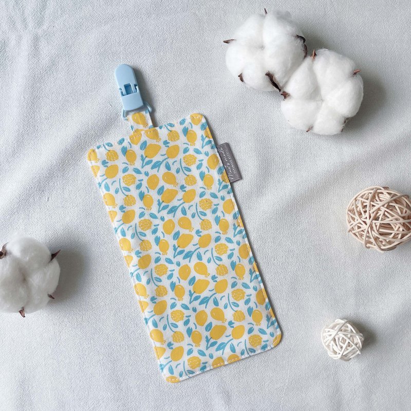 蜂蜜柠檬 幼儿园 手帕夹 幼儿园必备 手帕 儿童手帕 擦手巾 - 其他 - 棉．麻 