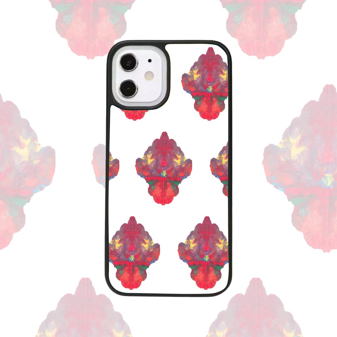 客制手机壳 iPhone 14 13 12 11 Pro手机壳三星 蝴蝶 - 手机壳/手机套 - 塑料 黑色