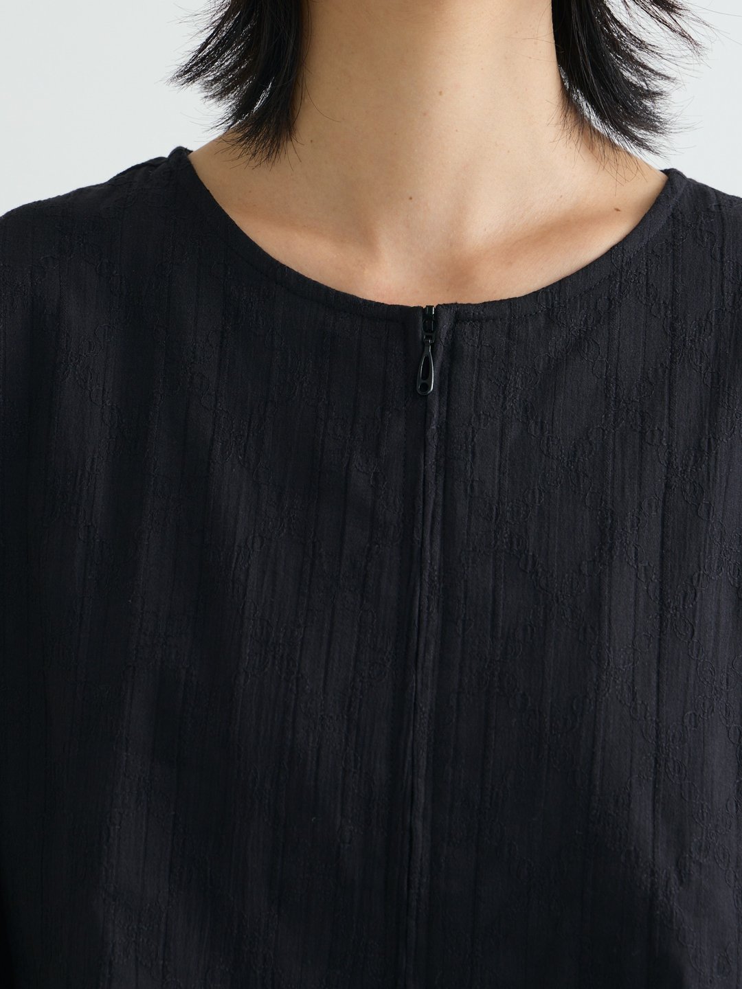 SIEZEN_004_黑色澎摆长袖外套 - 女装休闲/机能外套 - 棉 黑色