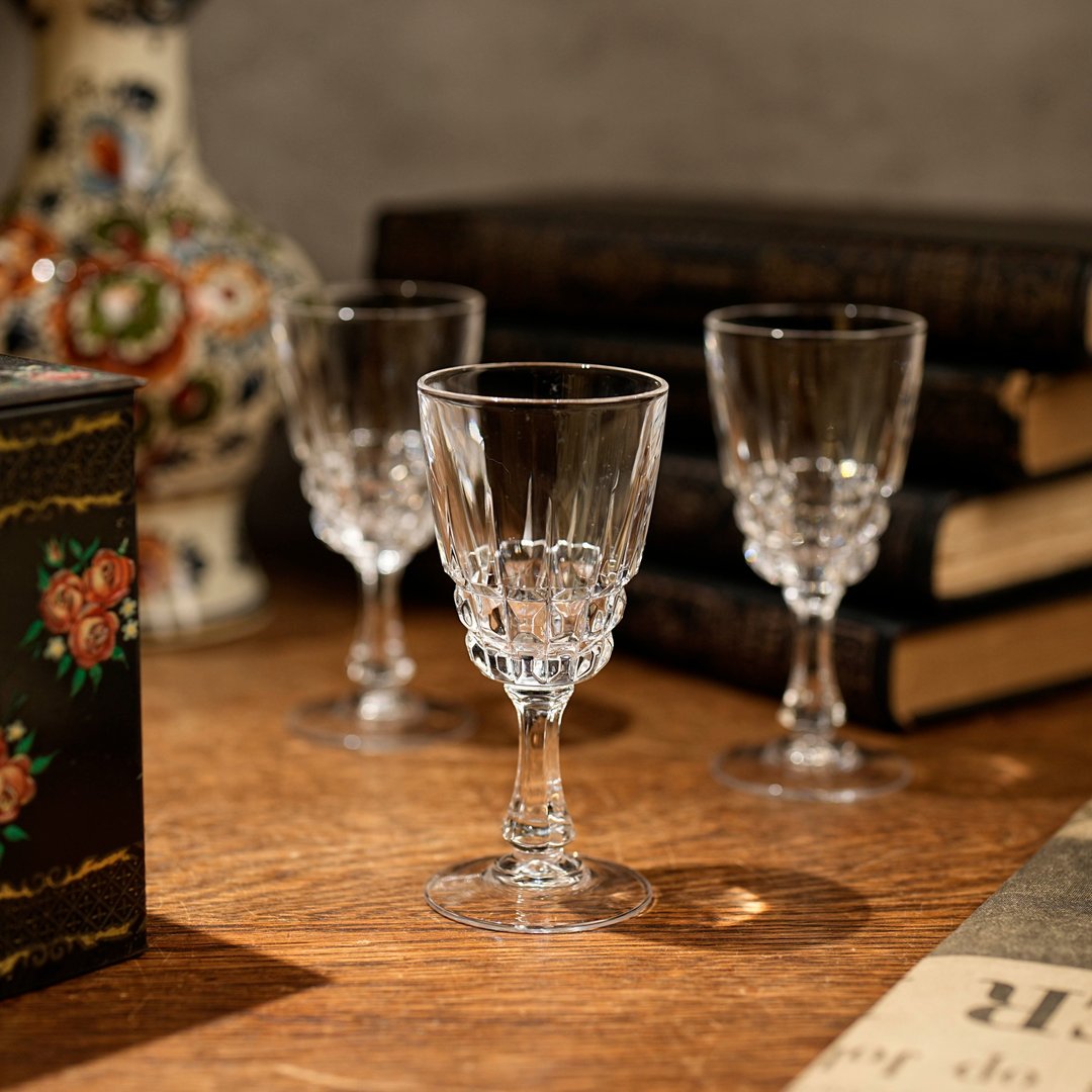 法国Cristal d'Arques绝版水晶利口酒杯 - 酒杯/酒器 - 水晶 透明
