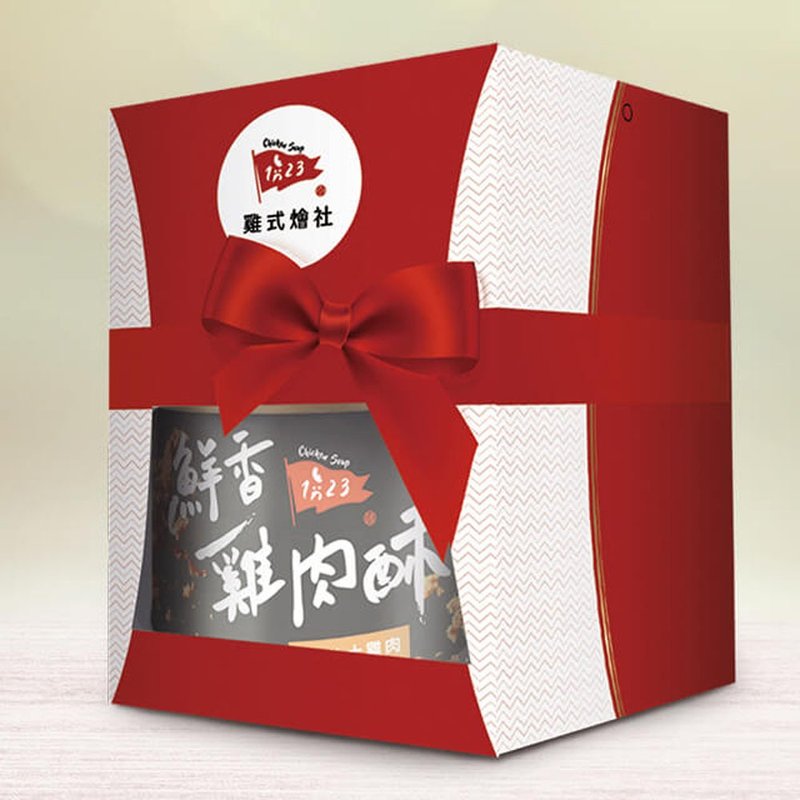 鸡肉酥双拼礼盒 - 零食/点心 - 其他材质 红色