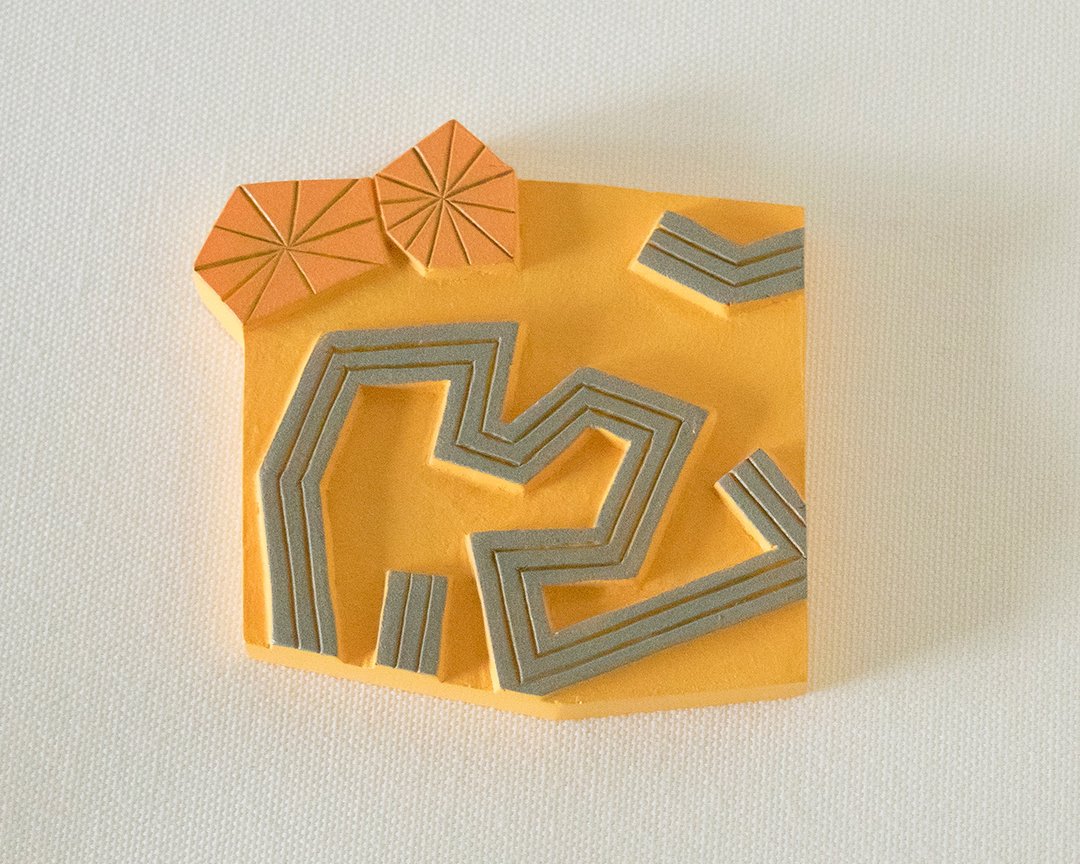 Artdeco Hand Mirror Mini (summer sun - mustard) - 彩妆刷具/镜子/梳子 - 塑料 黄色