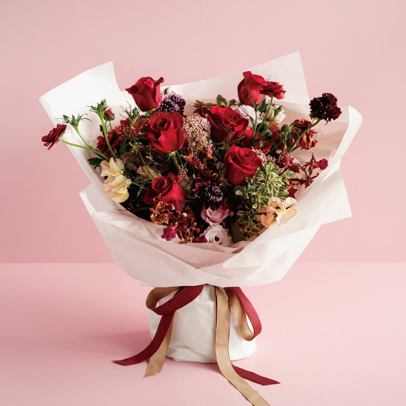 序言 - 花束 - 干燥花/捧花 - 植物．花 红色