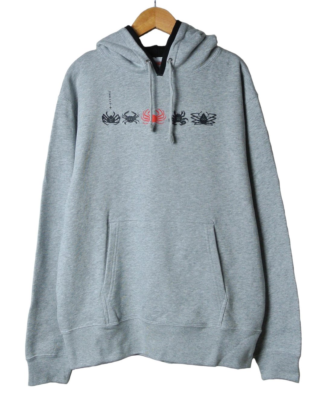 edible crab hoodie - 女装上衣 - 其他材质 灰色