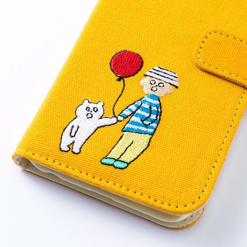 日本IrohaPublish 翻页式 iPhone6 手机套 - 黄色气球人 - 手机壳/手机套 - 聚酯纤维 黄色
