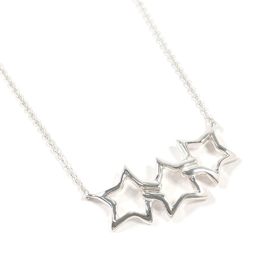 【日本直运 二手美品】蒂芬妮 TIFFANY&Co. 项链 Triple Star 星星 银 925 古董精品 - 项链 - 纯银 银色