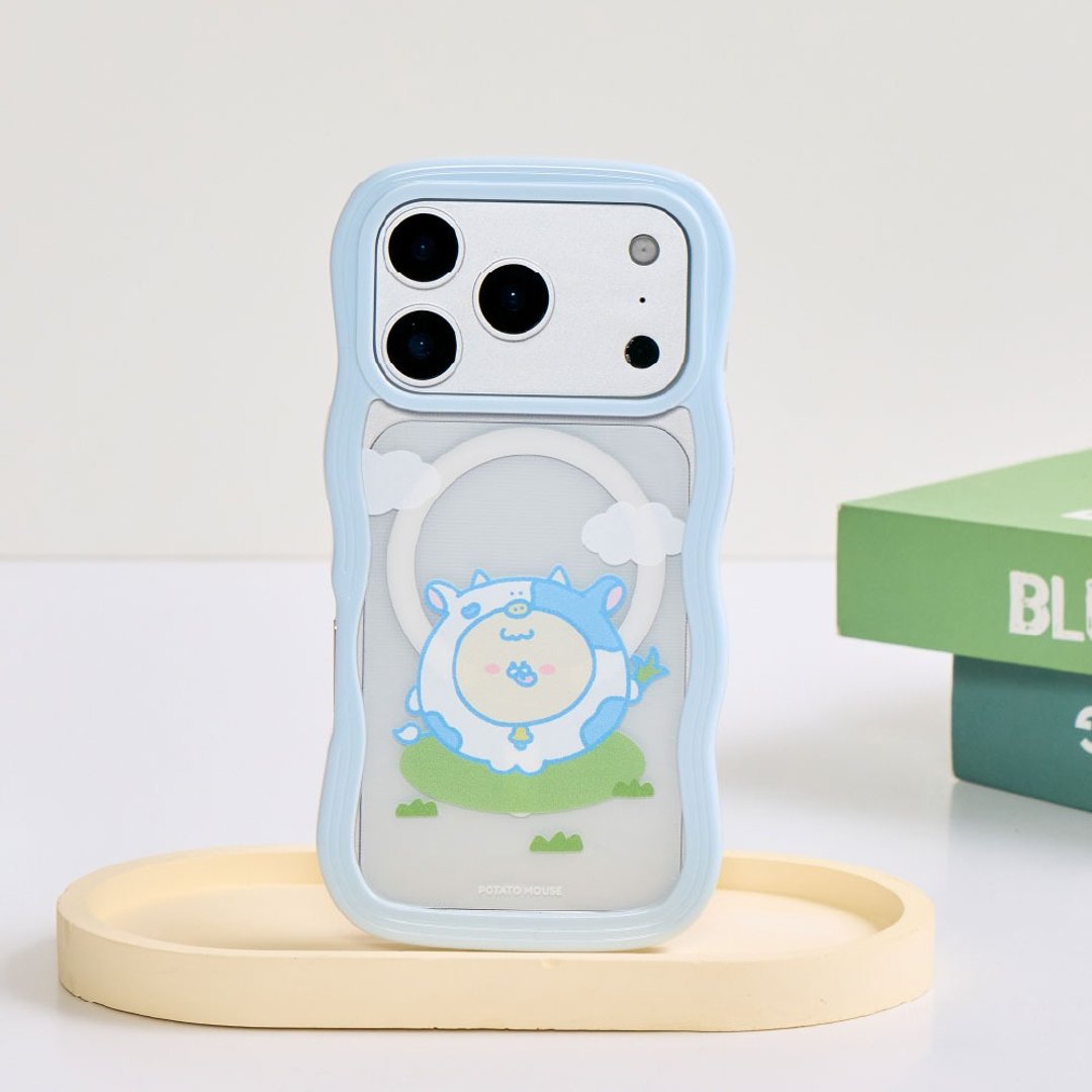 鼠泥宝宝乳牛握草云朵波波 MagSafe iPhone 手机壳 - 手机壳/手机套 - 塑料 多色