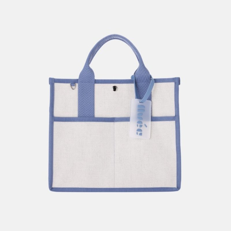 RoiBag Cloud - 手提包/手提袋 - 棉．麻 蓝色