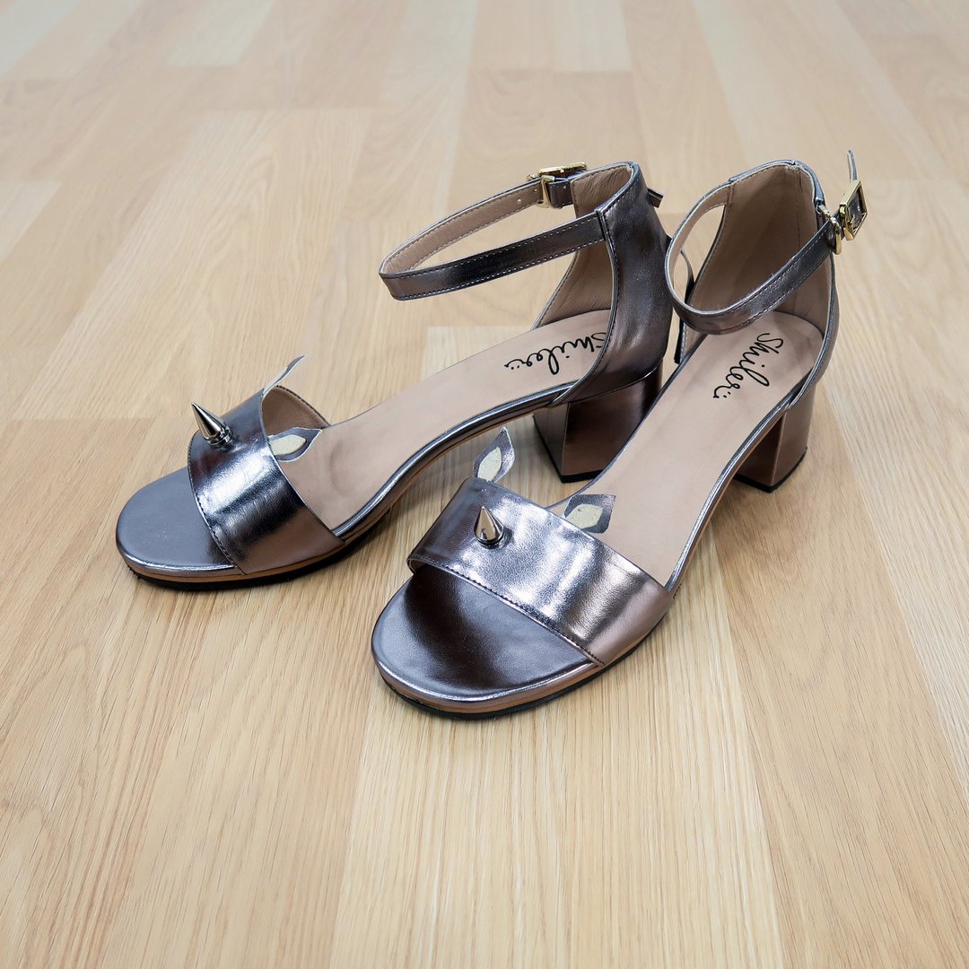 Wanna Rhino Maxi Sandals - Dark Silver - 男女凉鞋 - 聚酯纤维 银色