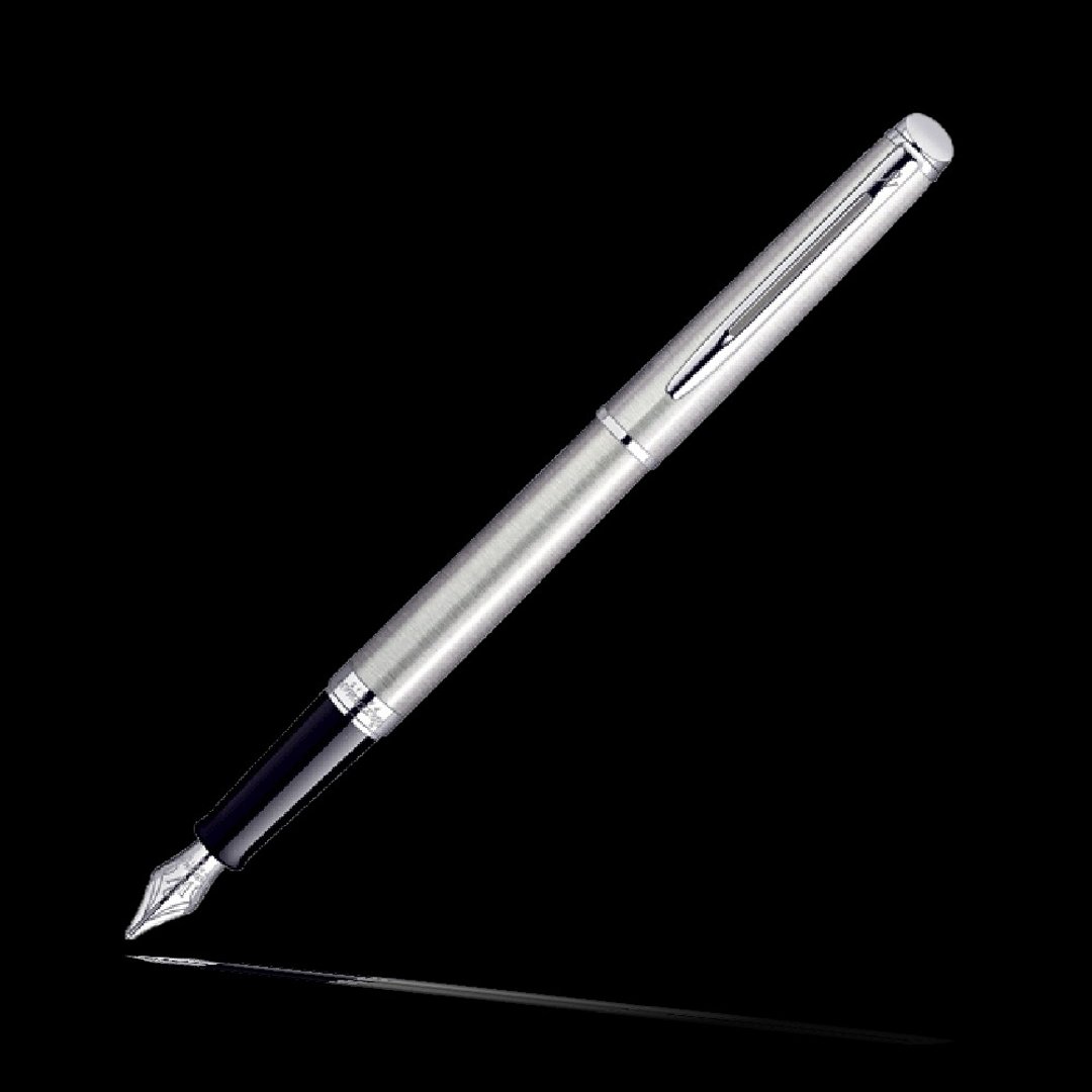 Waterman 隽雅 钢杆白夹 钢笔 - 钢笔 - 其他金属 银色