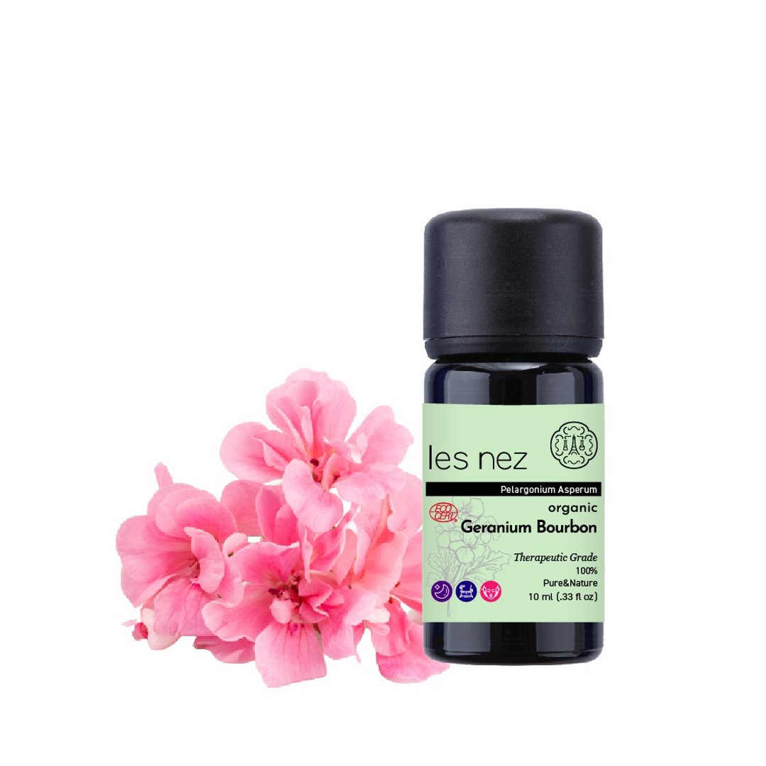 【Les nez 香鼻子】天然有机单方波旁天竺葵纯精油 10ML(Ecocert) - 香薰/精油/线香 - 精油 黑色