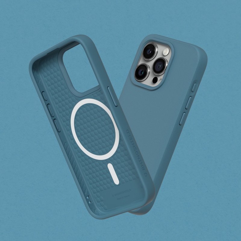 SolidSuit(MagSafe兼容)超强磁吸手机壳/深海蓝 for iPhone 系列 - 手机壳/手机套 - 塑料 蓝色