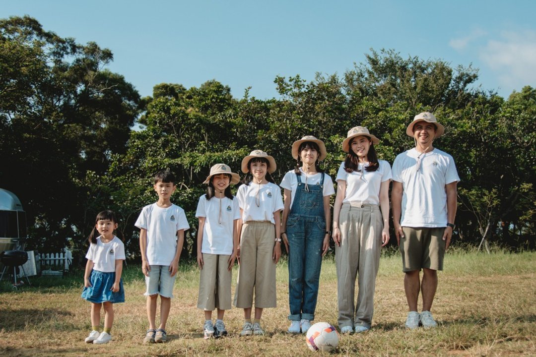 CAMPKEEPER IMAGERY FOR KID 逐露意象LOGO短T-孩童 - 童装上衣 - 棉 白色