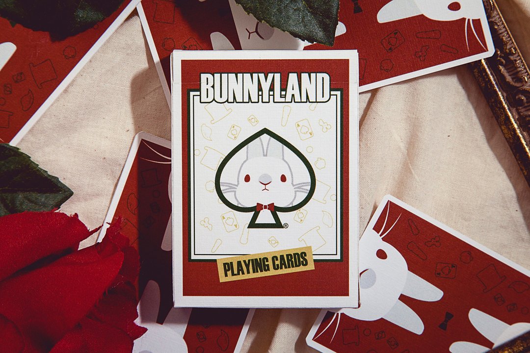 BUNNYLAND 兔兔乐园  台湾原创超萌扑克牌 - 桌游/玩具 - 纸 红色