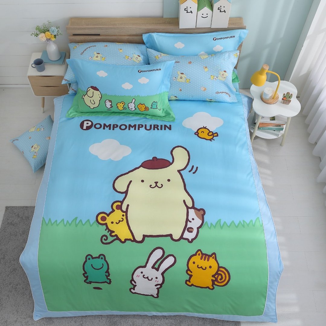 布丁狗 - 床包/凉被/枕套/抱枕/两用被套 - 正版授权 - 适用 IKEA-台湾制 - 寝具 - 棉 