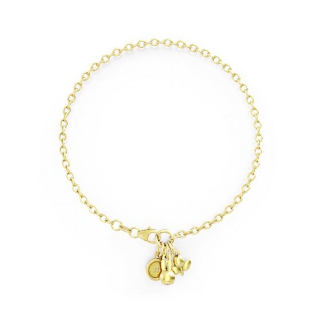 Miffy 米飞儿三吊咀18K金手錬 - 手链/手环 - 24k 金 金色