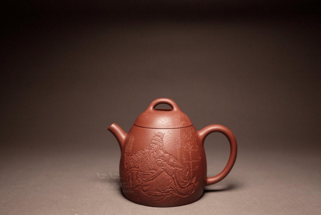 【关公春秋】程刚&柯沁钰 两位名师联袂共创 文革底槽清 250cc - 茶具/茶杯 - 陶 咖啡色