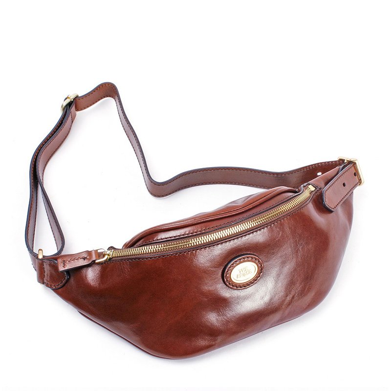 THE BRIDGE 意大利牛皮 STORY 腰包 - 其他 - 真皮 咖啡色