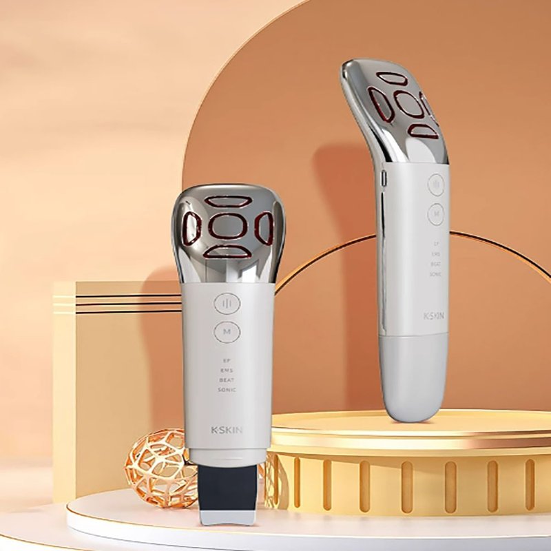 金稻美容仪家用脸部提升塑形紧致面部按摩导入淡化细纹清 - 脸部清洁/卸妆用品 - 其他材质 白色