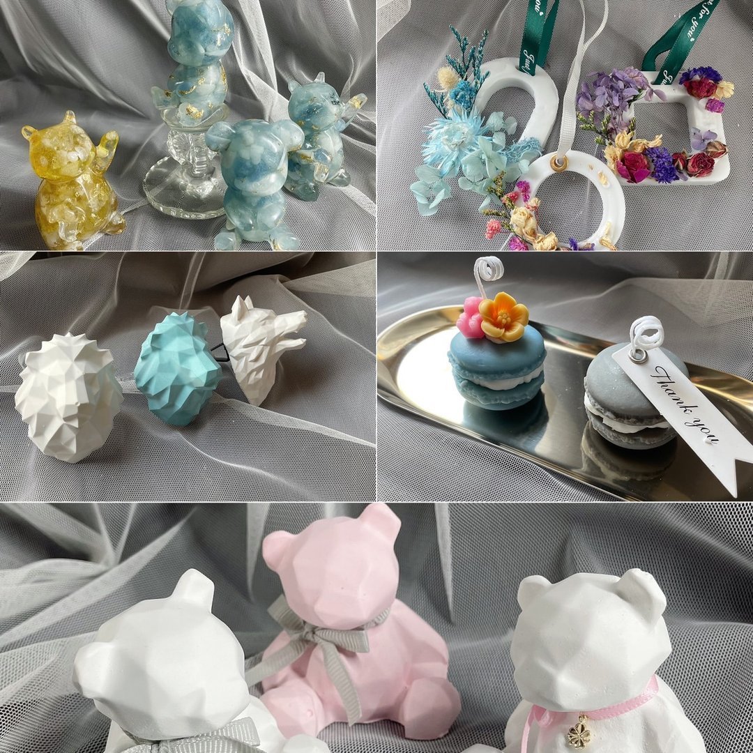 【惊喜福袋】扩香石/水晶摆饰/造型蜡烛 随机4件组 - 其他 - 其他材质 