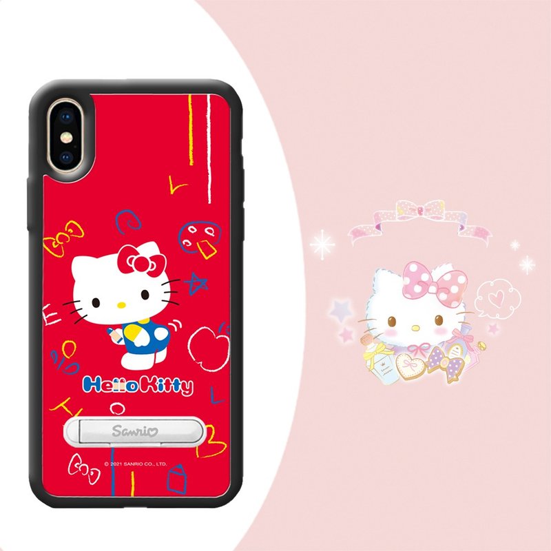 三丽鸥 iPhone X 全系列 减震立架手机壳-动感凯蒂 - 手机壳/手机套 - 其他材质 多色