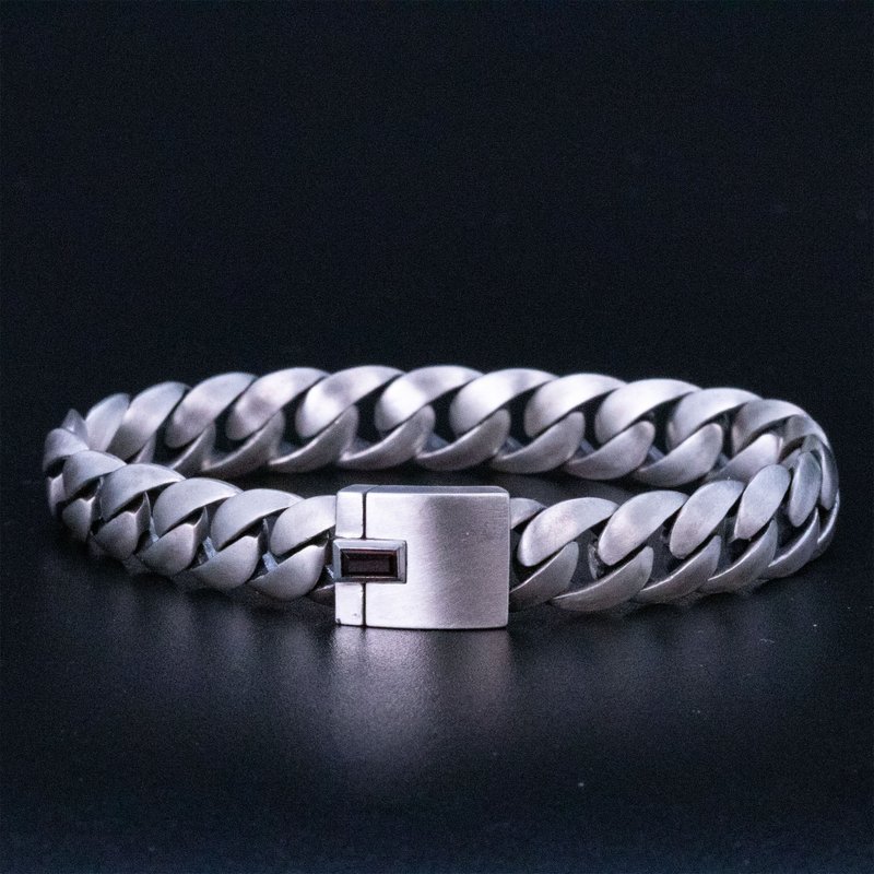 DUDAL 链条 / DB-12 - 手链/手环 - 纯银 银色