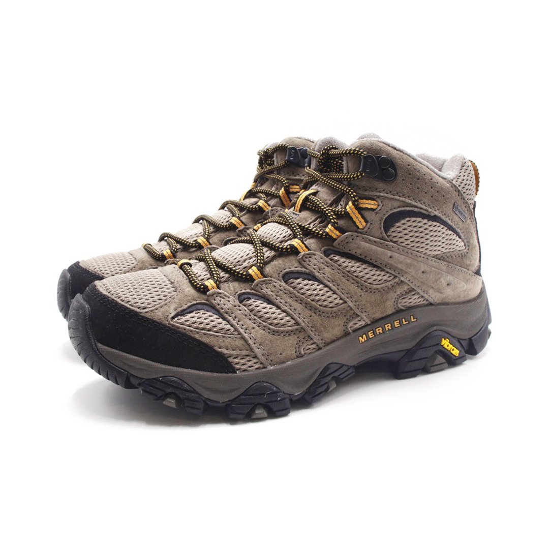 MERRELL MOAB 3 MID GORE-TEX 防水登山中筒鞋 男鞋 - 岩石灰 - 男款运动鞋/球鞋 - 防水材质 