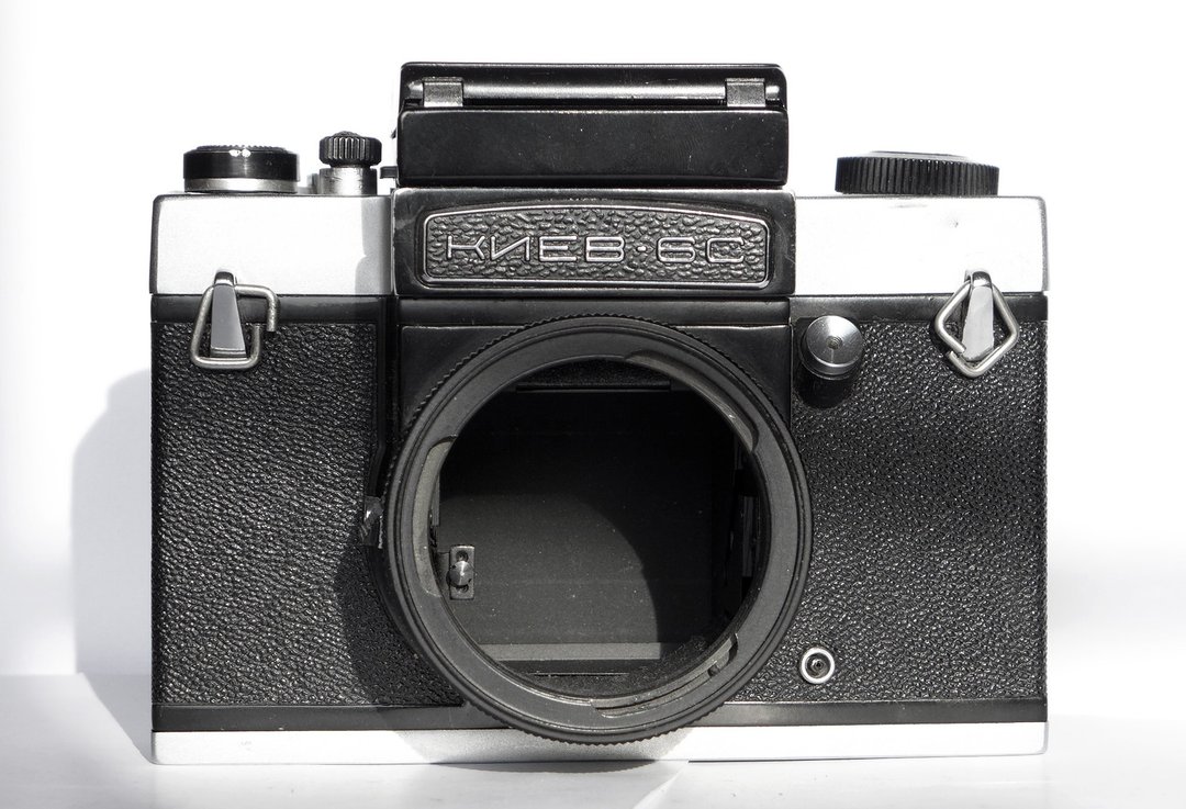 Kiev 6C with waist level finder USSR medium format SLR Pentacon Six mount - 相机 - 其他金属 银色