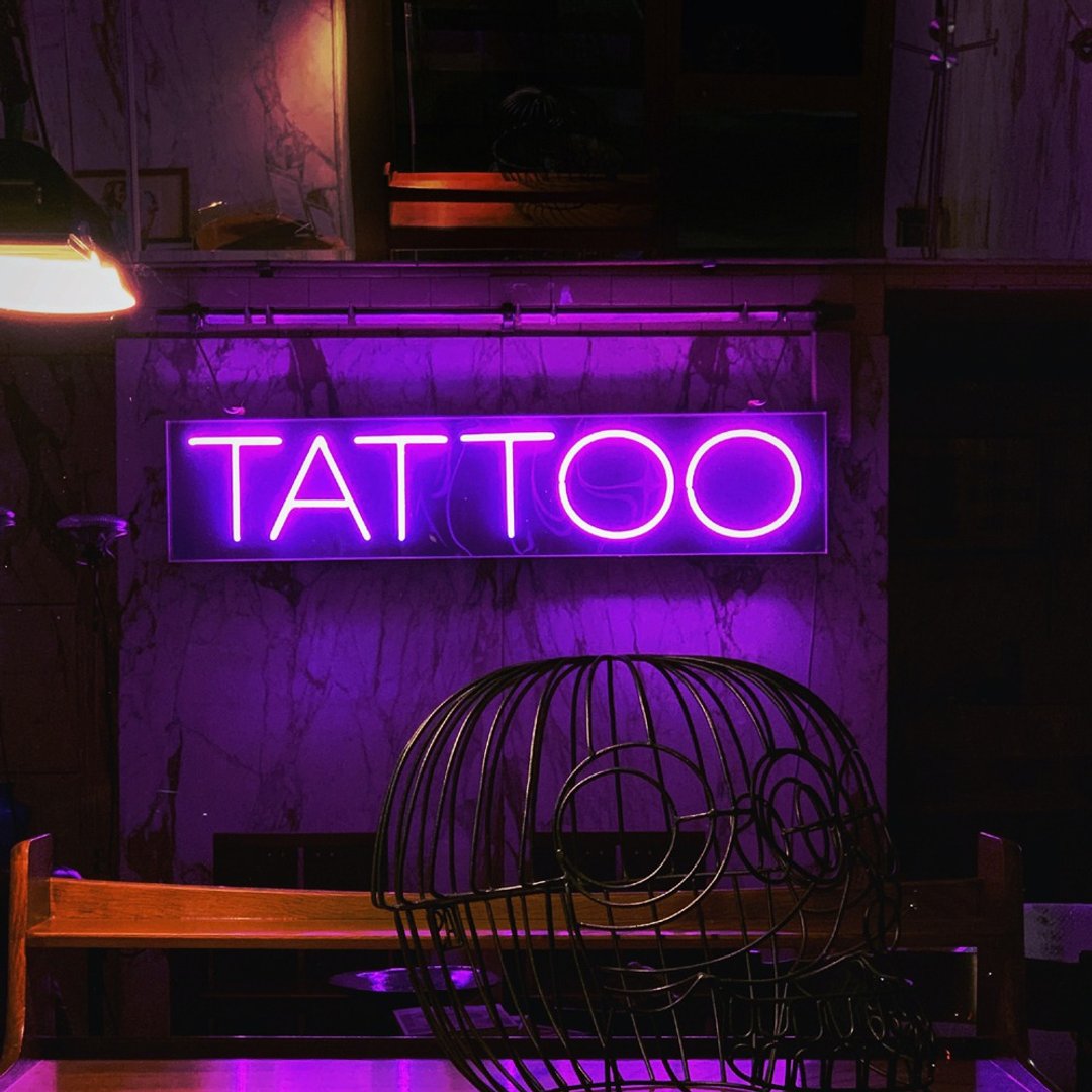 TATTOO霓虹灯LED发光字Neon Sign广告招牌Logo餐厅酒吧咖啡厅 - 灯具/灯饰 - 压克力 透明