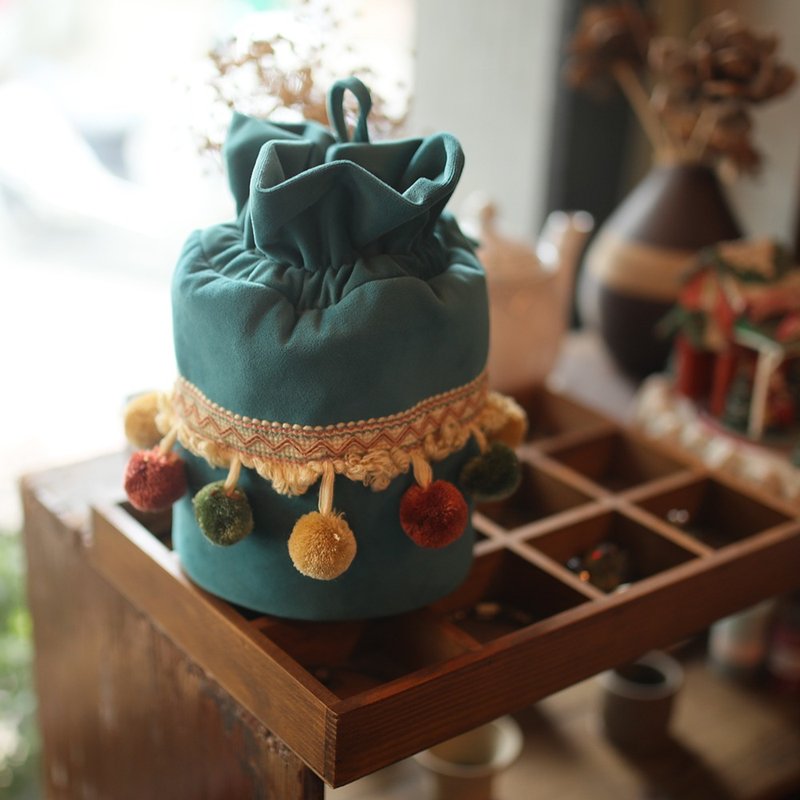 水桶包圆桶包仙女包 简约百搭大容量波西米亚民族风流苏包女斜跨 - 侧背包/斜挎包 - 丝．绢 