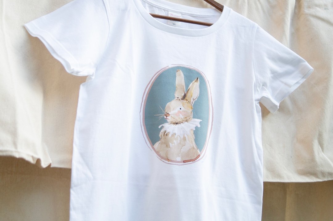 兔仔 女版T-shirt - 女装 T 恤 - 棉 