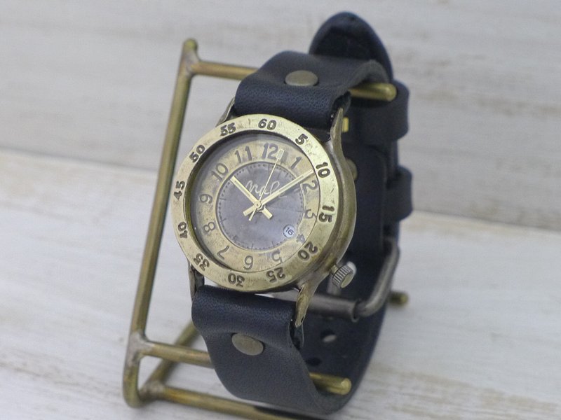Explorer-B3-DATE DATE (date) 32mm Brass (brass)) Handmade wristwatch (359DATE) - 女表 - 铜/黄铜 金色