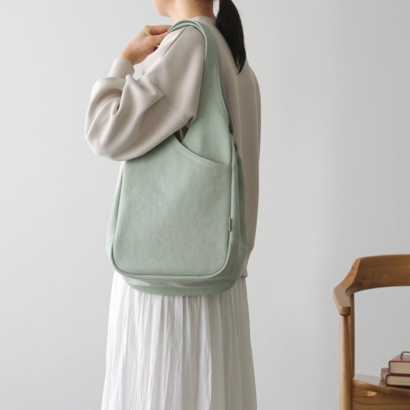 Drop M 浅绿色 定制 Trocco 帆布包 - 手提包/手提袋 - 棉．麻 绿色