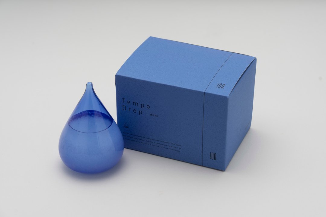 Tempo Drop Midnight Blue 天气瓶午夜蓝系列 - 摆饰 - 玻璃 蓝色