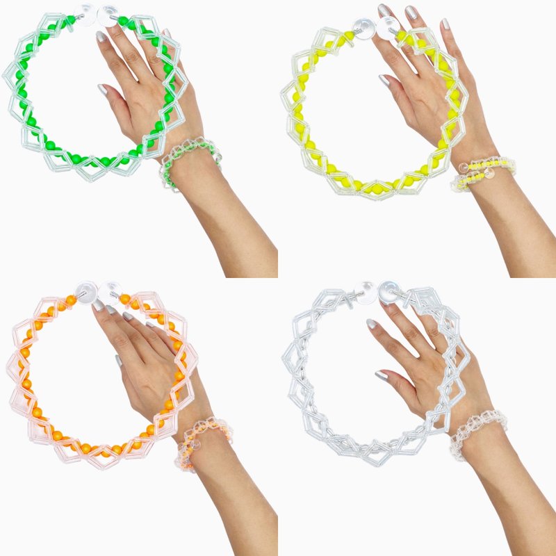 GIZAGIZA BRACELET - 手链/手环 - 玻璃 橘色