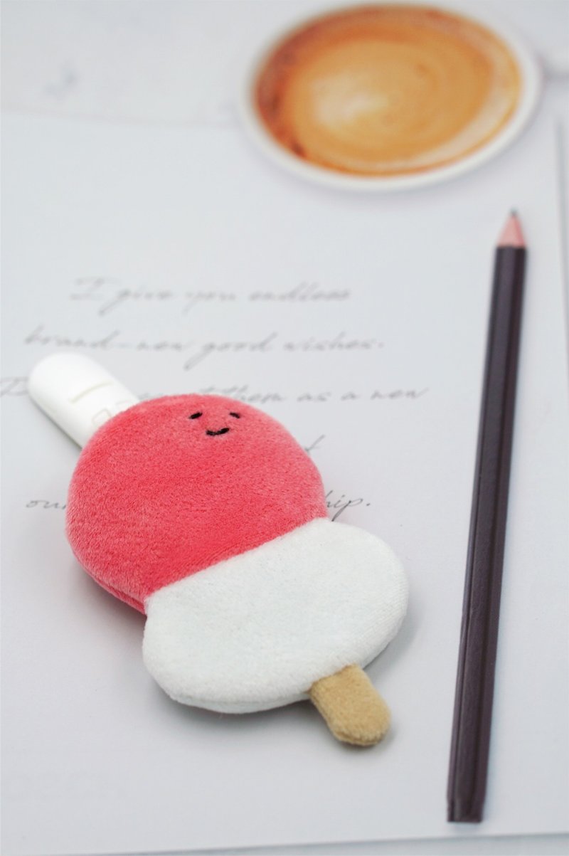 Bucute团团子护身符.御守套.平安符袋/宝宝专用/手工制作/ - 满月礼盒 - 聚酯纤维 粉红色