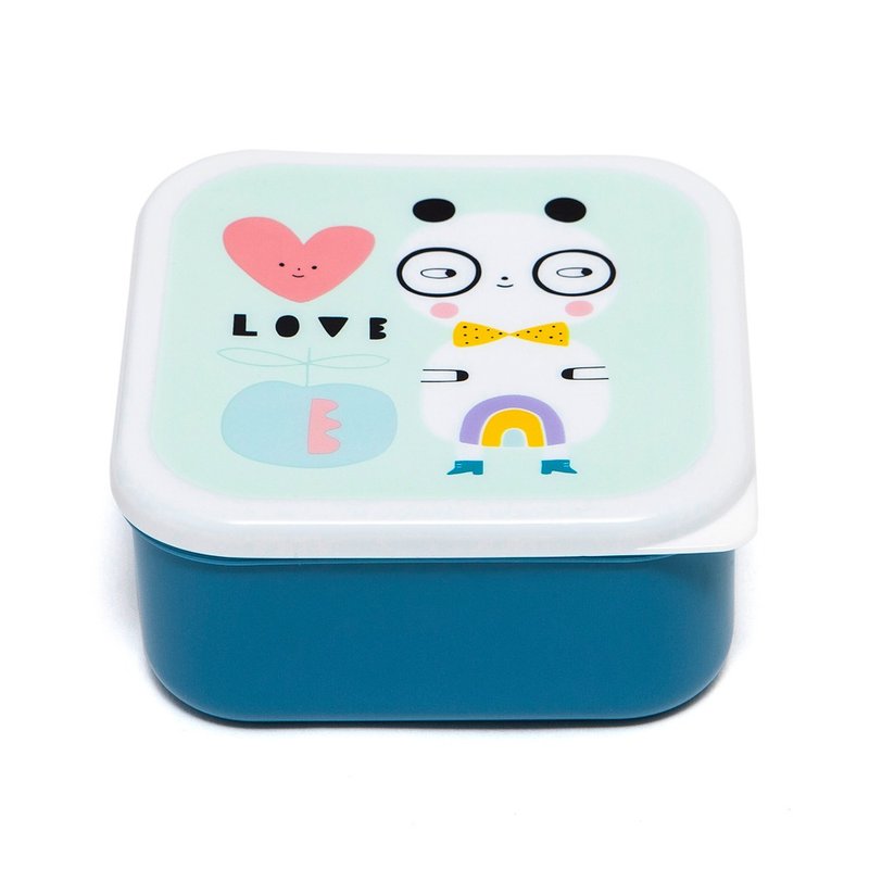 荷兰Petit Monkey零食盒3入组-我爱熊猫 - 露营用品 - 塑料 